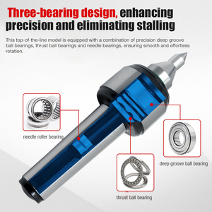 Centro Rotatorio Sísmico de Alta Velocidad para Torno CNC, Centro Rotatorio Antichoque, Rodamiento Importado, <span class=keywords><strong>Morse</strong></span> <span class=keywords><strong>4</strong></span>/5 # - Product Image 5
