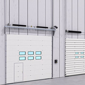 2026 Günstiger Preis Hochwertige Komplette Garagentor-Ausstattung Normales Panel Overhead-Tor Stahlabdeckung Innen PU-Tür Anpassbare Größe - Product Image 1