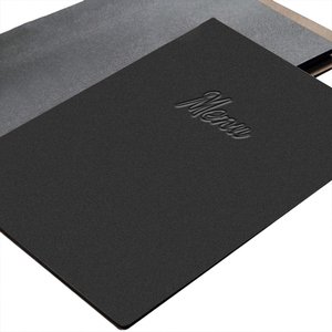 2025 Chất lượng cao da menu uống danh sách giá rẻ thẻ cứng menu - Product Image 4