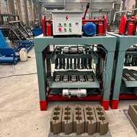 Machine de moulage de briques non automatique à faible consommation d'effort 4-40A pour la production de matériaux de construction avec rapport d'essai fourni
