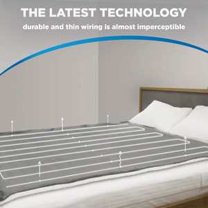 Manta eléctrica con calefacción lavable, calentador de <span class=keywords><strong>cama</strong></span> eléctrico para invierno, enchufe de 110v y 220v, barata - Product Image 3