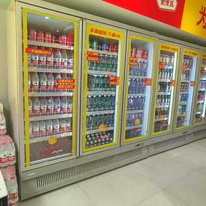 Refrigerador Vertical Inteligente para Comercios, Exhibidor de Bebidas con Puerta de Vidrio LED para Cerveza, Vino y Refrescos - Product Image 3