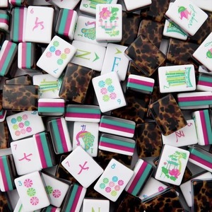 Tuiles de <span class=keywords><strong>mahjong</strong></span> en acrylique multicouche YLS à design personnalisé, ensemble de <span class=keywords><strong>mahjong</strong></span> américain, tuiles de <span class=keywords><strong>mahjong</strong></span> à imprimé léopard, tuiles de <span class=keywords><strong>mahjong</strong></span> écaille de tortue - Product Image 1