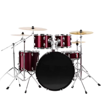 Batterie Acoustique Adulte Direct Usine Cinq Fûts Quatre Cymbales Pratique Professionnelle