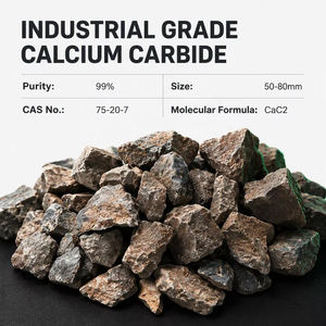 Suministro Directo del Fabricante, <span class=keywords><strong>Fórmula</strong></span> Química, <span class=keywords><strong>Carburo</strong></span> de Calcio Cac2 de 50-80 mm - Product Image 1