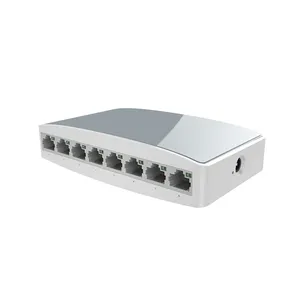 OEM ODM desk mounted Unique casing 8 port switch gigabit unmanaged switch