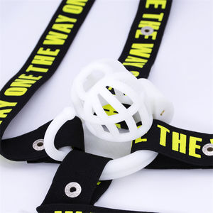 Ceinture de chasteté Ceintures Sissy masculines Dispositif de chasteté Anti-Off <span class=keywords><strong>Cage</strong></span> de sangle de chasteté auxiliaire pour hommes - Product Image 4
