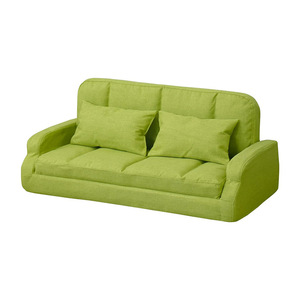 Canapé enfant pliable multifonctionnel confortable couleur verte pour chambre d'enfant et salon - Product Image 1