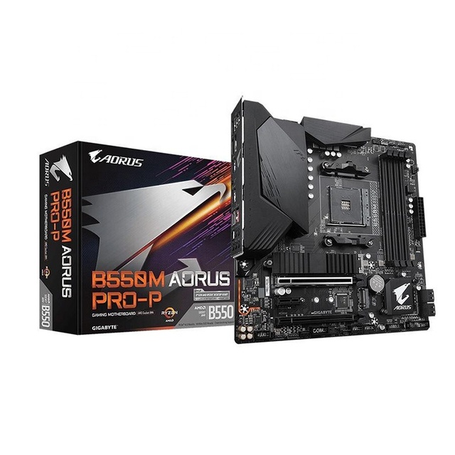 Gigabyte B550M AORUS PRO-P Original New Motherboard with DDR4 128GB RAM Capacity Integrated Graphics for Desktop Application