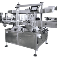 Machine d'étiquetage et d'emballage automatique de haute précision et de qualité, à double face adhésive, pour les petites entreprises