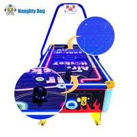 Machine de jeu d'arcade de hockey de vitesse personnalisée nouvelle marque Simulateur de air hockey style sport Poussoir à pièces Matériau métallique pour le divertissement