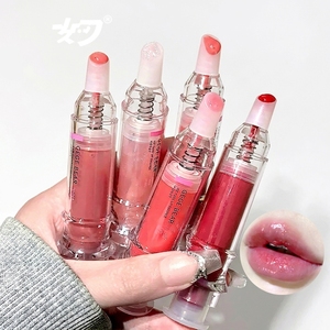 Vagen Ice Tube Lip Essence Gloss Nude, Brillo <span class=keywords><strong>Labial</strong></span> Voluminizador con Efectos Hidratantes y Humectantes, Brillo <span class=keywords><strong>Labial</strong></span>, Maquillaje - Product Image 1