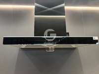 Module de cuisine extérieure modulaire à double fonction, comptoir de bar extérieur intégré et station de cuisson, pod de restauration préfabriqué résistant aux intempéries
