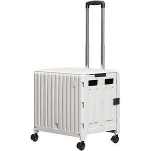 Moderne Portable Durable Pliant Panier De Rangement Boîte Roues Prix Usine Polyvalent Pliable En Plastique Organisation - Product Image 1