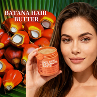 Beurre de Batana de haute qualité, étiquette privée OEM, masque de traitement capillaire naturel pour cheveux abîmés, anti-chute, stimulant la croissance des cheveux, huile de Batana brute non raffinée