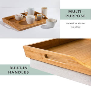 <span class=keywords><strong>Plateau</strong></span> <span class=keywords><strong>de</strong></span> <span class=keywords><strong>lit</strong></span> en bois <span class=keywords><strong>de</strong></span> bambou écologique Bureau <span class=keywords><strong>de</strong></span> tour en bois <span class=keywords><strong>avec</strong></span> <span class=keywords><strong>coussin</strong></span> détachable - Product Image 4