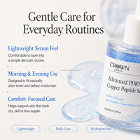 Sérum Coréen Régénérant au Cuivre et Peptides PDRN pour une Peau Éclatante, Anti-Âge, Multi-Peptides, Réparateur et Réparateur de Barrière Cutanée, Essence Visage en Verre