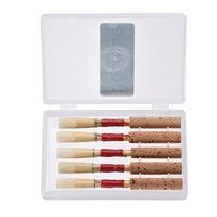 5pcs/ Pack Oboe Reeds Wind Instrument Part with Plastic Case