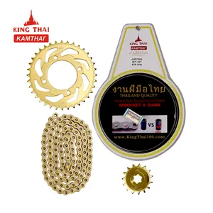 Kit de chaîne et de pignon de moto KAMTHAI, pièces de chaîne et de pignon de moto JUPITER pour le pakistan