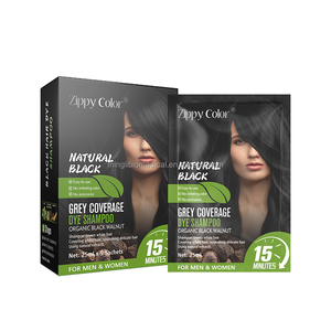 Shampoo à la <span class=keywords><strong>noix</strong></span> noire biologique à vente chaude en gros, teinture capillaire noire sans ammoniaque, couvre les cheveux gris, qualité cosmétique, OEM/ODM, soins capillaires - Product Image 5