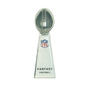 Fantasy Football <b>Trophy</b> Zinc Alloy 10cm <b>Engraved</b> Sports Fan Award - Product Image 4