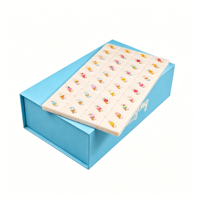 Boîtes de rangement pour Mahjong entièrement personnalisées, emballage rigide en papier pour jeu de Mahjong, boîte cadeau avec votre logo
