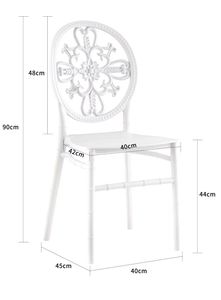 Sedie da Matrimonio Bianche all'Ingrosso dalla Cina, Sedie Impilabili per Sale Banchetti ed Eventi, Modello Napoleon Chiavari - Product Image 5