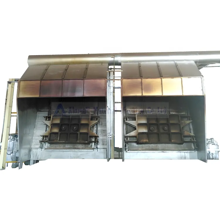 30 Tons Aluminium Scrap Melting Furnace With Oil And Gas Burner