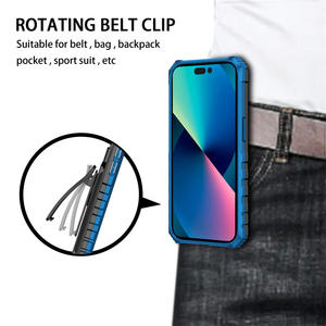 Étui antichoc avec support et clip ceinture pour Samsung S25 S24 S23 S22 <span class=keywords><strong>S21</strong></span> Ultra <span class=keywords><strong>FE</strong></span> A17 / Note 20 Ultra - Product Image 4
