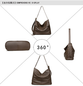 Nuevas Bolsas de Mensajero de Alta Calidad para Mujer, Bolsos de Mano de Cuero Genuino, Bolsos Cruzados, Bolsos de Hombro para Mujer, Bolsos Tote con Asa Superior - Product Image 4