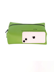 Bsci Certification Silicone Portable Cosmetic Makeup Bag Waterproof <b>Toiletry</b> <b>Storage</b> Bag Women Capacity Travel with Zipper - Product Image 6