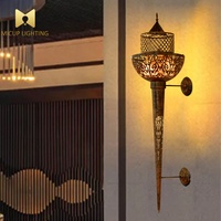 Lampe murale LED de style rétro turc pour couloir d'hôtel, lampe murale intérieure murale à montage au plafond, économique, style Murano