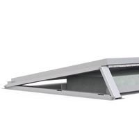 UN Solar racking Segitiga atap datar ballast flat atap beton pemasangan Panel Kit segitiga tetap solar mounting frame