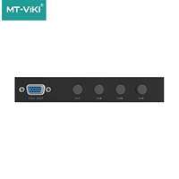 Conmutador VGA de 4 Puertos 1080P 1920*1440 60Hz, 4 Entradas 1 Salida, Selector de Monitor de TV 4X1