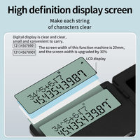 Calculatrice d'affaires Affichage LCD Calculatrice scientifique Touch Supprimer Calculatrice scientifique graphique