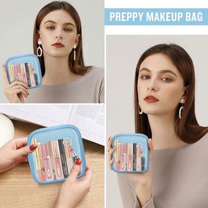 Candy Color Translucent Mini PVC Cosmetic Bag Waterproof Small Object Storage <b>Cute</b> Coin <b>Purse</b> Novelty Gifts - Product Image 5