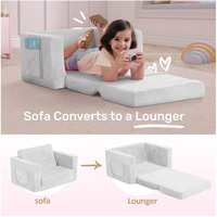 2-in-1 Mini ausklappbare Couch Sofa Kleinkind Niedlich Rosa Schaum Kinder sofa Für Wohnzimmer Schule Kindergarten Kinder Schaum Spiel couch
