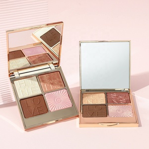 Tự tạo bảng phấn tạo khối và làm nổi bật khuôn mặt và cơ thể của thương hiệu riêng của bạn - Bảng phấn tạo khối trang điểm lâu trôi nhãn hiệu riêng - Product Image 4