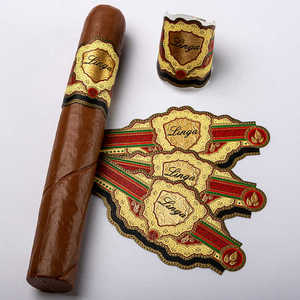 Fabricação Profissional de Etiquetas Personalizadas para Charutos com Impressão em Ouro e Relevo - Product Image 5