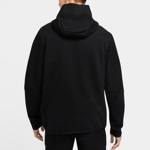 Sweat à capuche zippé pour homme en tissu léger, imprimé printanier, chaud, en polaire technique de haute qualité, avec logo personnalisé - Product Image 2