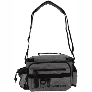 Sac souple pour la pêche à l'épaule en extérieur avec bandoulière rembourrée et porte-bouteille intégré Matériau en polyester durable - Product Image 1