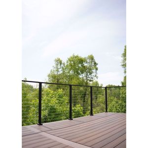 Tầm nhìn nghệ thuật sáng tạo chi tiết đường nét mạnh mẽ cấu trúc tối giản cao cấp cân bằng nhôm chống nước biệt thự ban công - Product Image 3