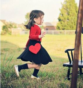 Conjunto de Ropa Infantil al por Mayor, Camiseta Casual de Manga Larga con Vestido Tipo Frock para Niñas Pequeñas, de Fábrica China - Product Image 1