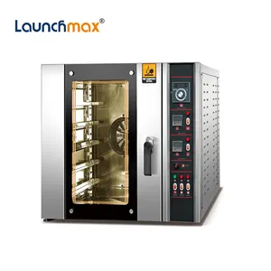 Industrial 5 Trays Hot Air Convection Baking Oven with Steam Device Gas Convection Oven Bake Oven Bakery Equipment