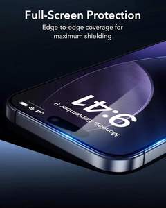 ฟิล์มกันรอยกระจกนิรภัยแบบใสพิมพ์ลายซิลค์สกรีน 2.5D ครอบคลุมเต็มจอ สำหรับ iPhone 17 Pro Max 17 Air - Product Image 2