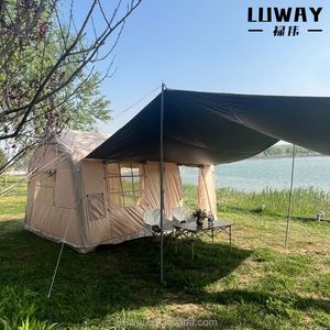 12 ㎡   Carpa de Camping Inflable de Algodón Oxford con Toldo 001, Carpa Portátil para Acampar, Carpa Inflable Portátil - Product Image 5