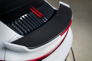 High Quality Car <strong>Carbon</strong> <strong>Fiber</strong> Turbo SD Single Deck Rear Wing <strong>Spoiler</strong> Trim Panel Black for Porsche 911 992.1 2019-2024 Body Parts - Product Image 4