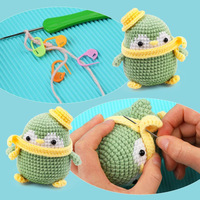 Handgemaakt DIY garenbol poppenhaakpakket haak- en breimaterialen moderne stijl inclusief Engelse video-instructie