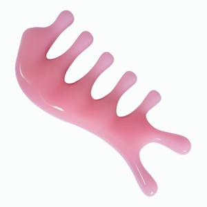 Peigne de massage en résine de haute qualité, outil gratte-tête personnalisé, prix de gros directement de l'usine - Product Image 3
