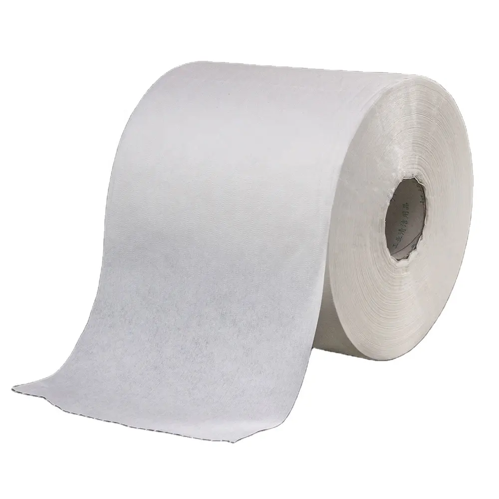 Salviette per la pulizia industriale Spunlace Wipe Cloth multiuso Wipe Roll